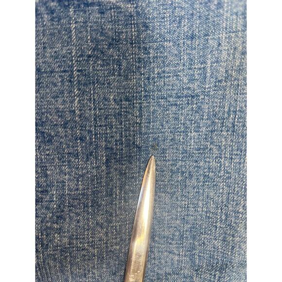 VTG Polo Jeans Co Ralph Lauren Saturday Short Light Wash Denim sz 14 Americanaf - Picture 9 of 9